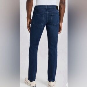 PAIGE Men's Deep Indigo Federal Straight leg Jeans, size 38